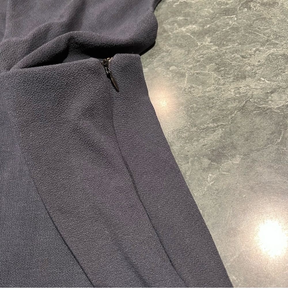 Maeve Dress Navy Blue Open Back Knit Maxi Dress Size Medium Anthropologie NWT - Picture 5 of 12